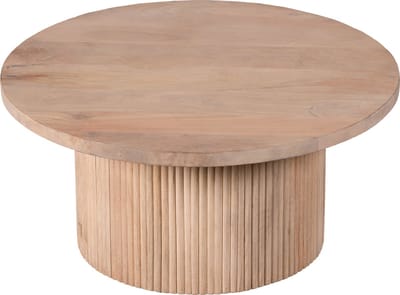 Lewis & Loft Salontafel rond Laila – FSC® Mangohout – Rond ⌀70 – Naturel