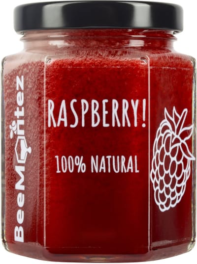 BeeMontez RASPBERRY! - Pure honing met frambozen - 100% Natural