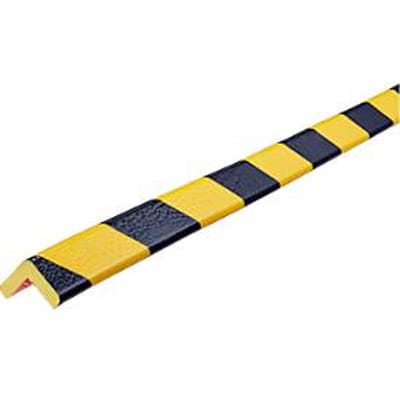 Knuffi® hoekbescherming type E Vorst, zelfklevend, schokabsorberend, -40 °C tot +100 °C, 1 m, PU schuim, geel/zwart