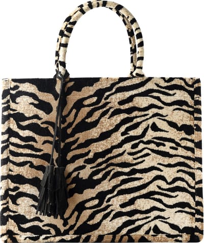 ELEONORA | tote-bag | shopper | 43x34x13 cm | Pumice Stone | beige | multicolor | Hoii