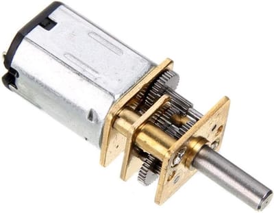 Mini Gear Motor - DC Motor - Hobby Projecten - Hoog Koppel Laag Toerental - 6 Volt - Metaal