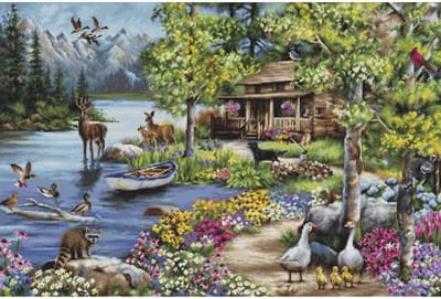 Luca-S Cabin by the Lake borduren (pakket) B2410
