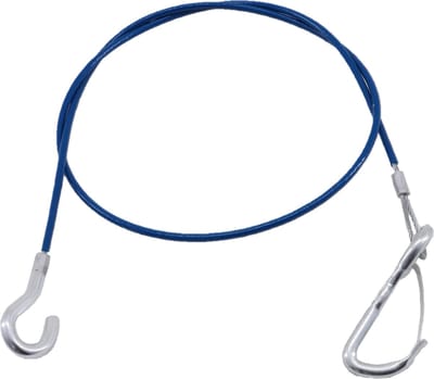Breekkabel met Knijp Blauw Aanhangwagen 1 Meter