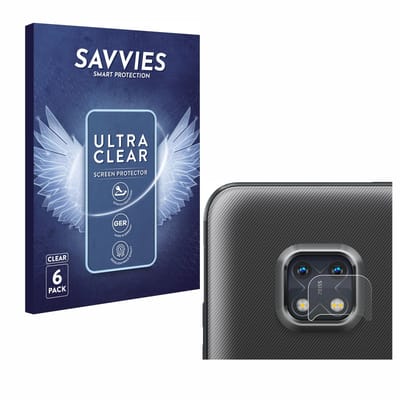 Savvies - Screenprotector voor Nokia XR20 (ALLEEN Camera Lens) - Folie Beschermfolie transparant 6 Stuks
