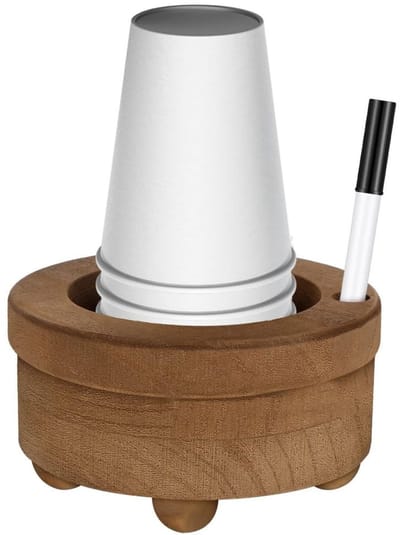 Dailygoods- Bekerhouder Houten - Bekerdispenser - Markeringssleuf - Decoratie - Stevige Structuur - Geschikt voor Huizen en Kantoren