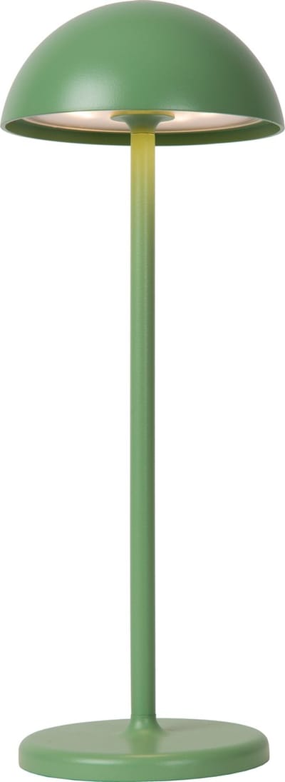 Lucide JOY - Oplaadbare Tafellamp Binnen/Buiten - Accu/Batterij - Ø 12 cm - LED Dimbaar - 1x1,5W 3000K - IP54 - Groen