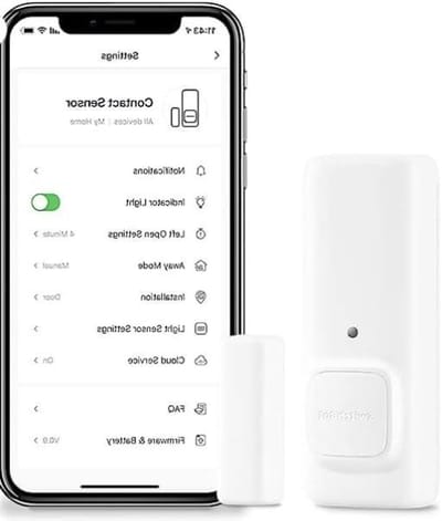 Deuralarm Contact Sensor - Draadloos Alarm - Huis Beveiligen - Eenvoudige Installatie - Compact Formaat - Wit