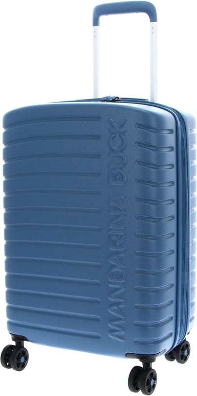 MANDARINA DUCK Flyduck Expandable Cabin Trolley China Blue Blauwgrijs 55cm