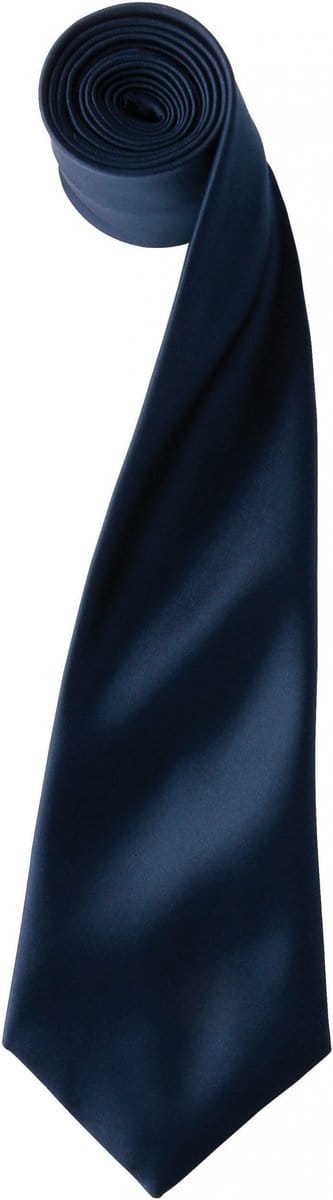 Stropdas Heren One Size Premier Navy 100% Polyester