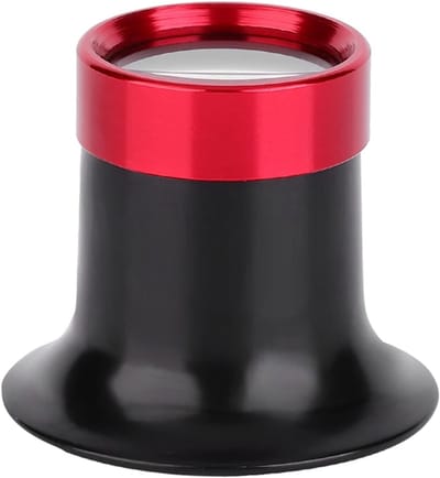 SnelShoppen - 10 Stuks Horlogemaker Sloop Aluminium Legering Monoculaire Vergrootglas voor Horloge Reparatie, Sieraden, Munten, Handwerken, Elektricie
