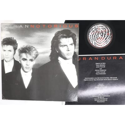Disque vinyle DURAN DURAN Notorious PJ12540 CAPITOL 1986 US Rock Occasion