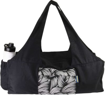 Yoga Mad - Deluxe Sporttas - Zwart/Wit