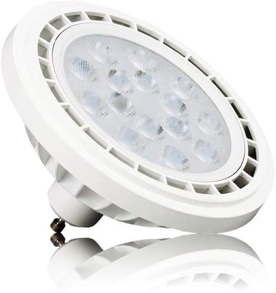GU10 LED-lamp 15 watt: komt overeen met een conventionele gloeilamp van 95 watt. Door het gebruik van moderne LED-technologie kan tot 90% energie worden bespaard in vergelijking met conventionele gloeilampen.