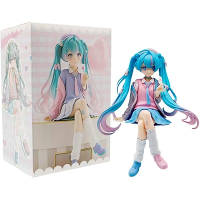 NOUVELLE Figurine Hatsune Miku Costume d'Amour Veste Appuyeur de Nouilles Instantanées Décoration Modèle d'Hatsune Miku Cadeaux pour Enfants