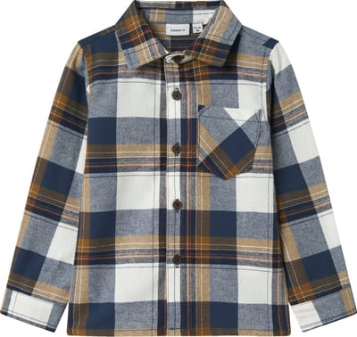 NAME IT - NMMOWENTA LS NREG SHIRT - Jongens - Overhemden - Maat 92