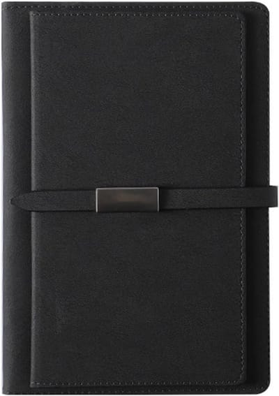 Zakelijk Notitieboekje - Notitieblok Geschenken - Dagelijks Schrijven - Magnetische Sluiting - 21.5 x 14.7 cm - C