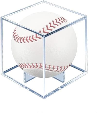 Stapelbare Acryl Vitrine voor Honkbal, Golfbal of Tennisbal - UV- & Stofdicht
