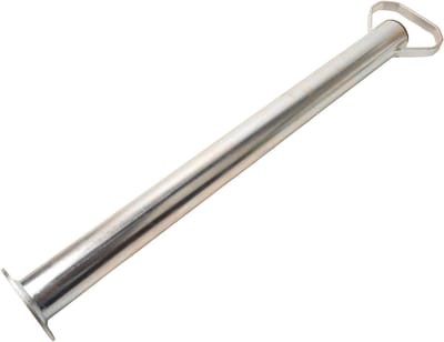 Stalen steunpoot met handvat - 600 mm hoog - 48 mm buisdiameter