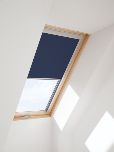 Contrio verduisterende rolgordijn voor Velux ® dakraam - GGL - SK08 Blauw (114x140)