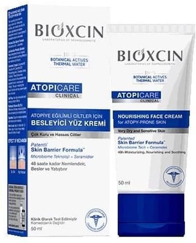 Bioxcin - Gezichtscrème - Atopicare Klinische Voedende Gezichtscrème 50 ml - Gezichtsverzorging - Huidverzorging