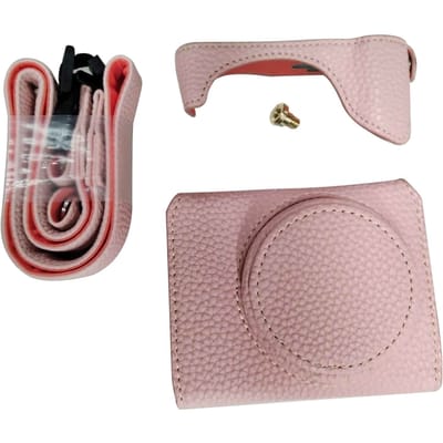 Draagbare Camera Beschermhoes Retro Stijl Cameratas Draagtas met Opening Onderkant Schouder