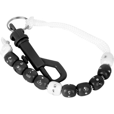 Golf Kralenketting Scoreteller Nylon met Kunstmatige Glanzende Steen Golfbenodigdheden Zwart RozeZwart zwart
