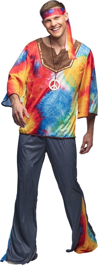 Boland - Kostuum Hippie Marley (54/56) - Volwassenen - Hippie - Hippie - Flower Power - 60s - 70s