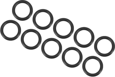 10 Stuks Ronde Rubberen Afdichtingen voor Kranen en Loodgieterswerk - 16x12x2 mm