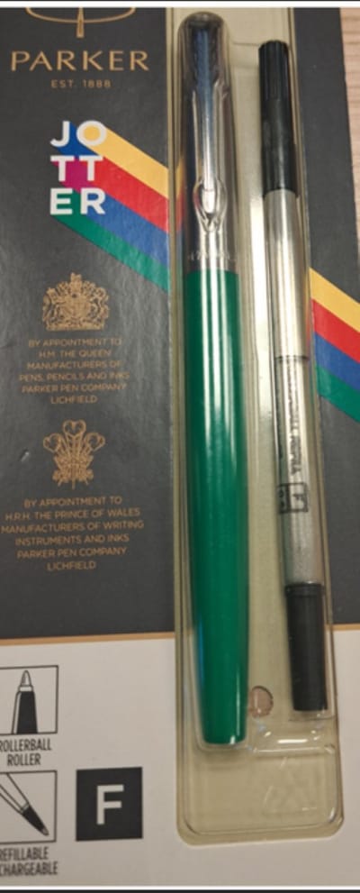Rollerpen Parker Jotter Originals CT groen blister