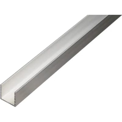 Alberts 474409 U-profiel | aluminium, naturel | 1000 x 20 x 10 mm