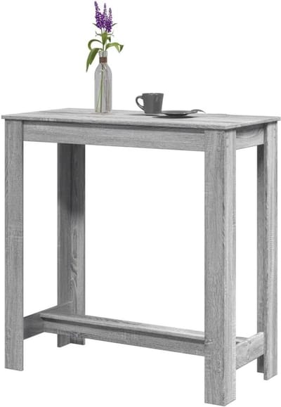 Bartafel Hoge Tafel - Eetkamer Tafel - Gezellig Borrelen - Onderhoudsvriendelijk Oppervlak - 102 x 50 x 103.5 cm