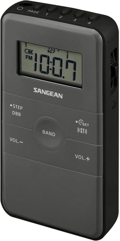 Draagbare Radio Met Oplaadbare Batterij en 40 Voorkeurszenders
