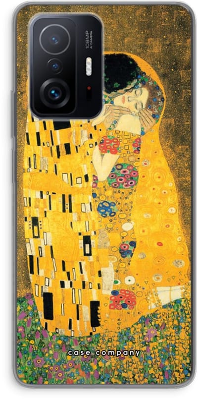 Case Company® - Hoesje geschikt voor Xiaomi 11T hoesje - Der Kuss - Soft Cover Telefoonhoesje - Bescherming aan alle Kanten en Schermrand