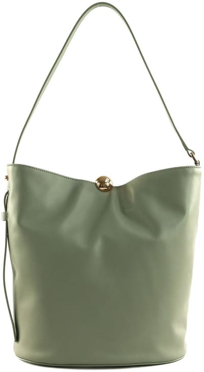 FURLA Leren Schoudertas Sfera Soft Bucket Bag Agave b Grijs