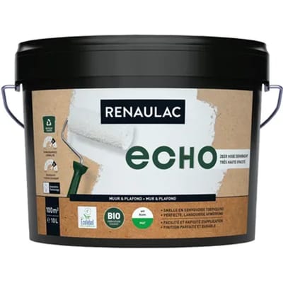 Renaulac Echo Bio Muurverf - Mat - Wit - 10l