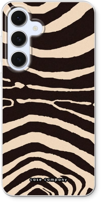 Case Company® - Hoesje geschikt voor Samsung Galaxy S24 FE hoesje - Arizona Zebra - Soft Cover Telefoonhoesje - Bescherming aan alle Kanten en Schermrand
