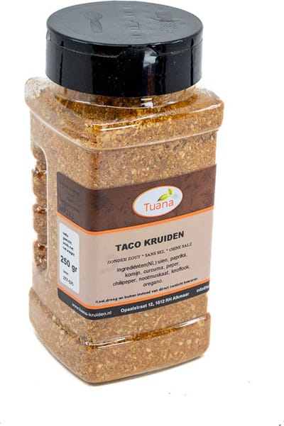 Tuana Kruiden - Taco Kip Kruiden - Strooibus 160 Gram - Tuanashop - MP-T-0001