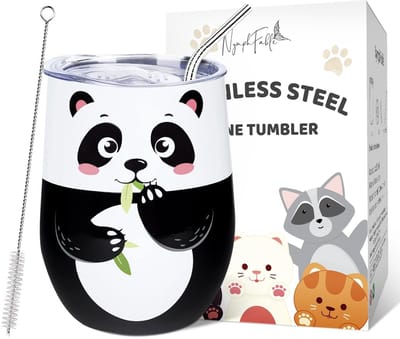 Dailygoody - Thermosbeker - Dubbelwandig - Ideaal voor onderweg - Meerkleurig - Koffiebeker - Roestvrij staal - Herbruikbaar - 12oz