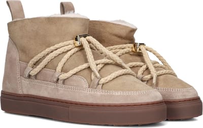 Inuikii Classic Low Vachtlaarzen - Warme Laarzen - Dames - Beige - Maat 40