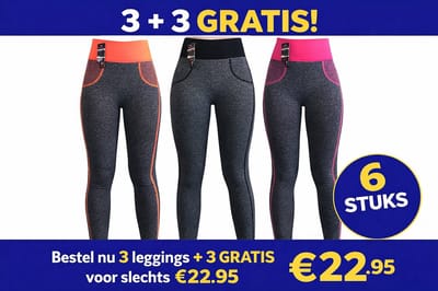 yoga annex sportleggings 3 Pack maat S/M