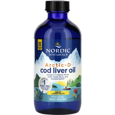 Nordic Naturals, Arctic-D Kabeljauwleverolie, Citroensmaak, 8 fl oz (237 ml)