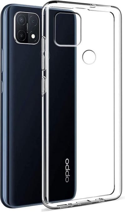 Hoesje Geschikt voor: Oppo A15 - Silicone - Transparant