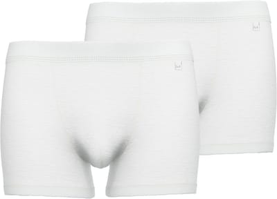 Gotzburg heren boxer normale lengte (2-pack) - wit