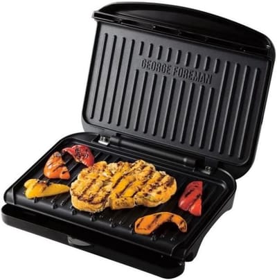 Elektrische Contactgrill met Antiaanbaklaag - Zwart