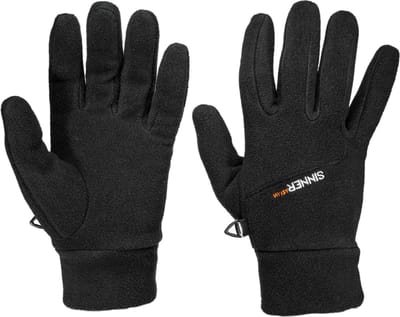 Sinner Shames Fleece Handschoenen | Zwart | XX-Small Ladies (XXXS) - 6,5 inch
