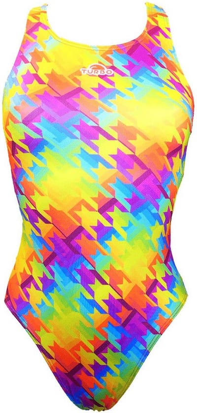Turbo Chevi Rainbow Zwemkleding Veelkleurig 4XL Vrouw