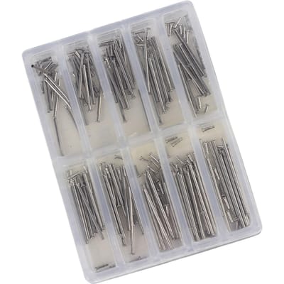 Professionele horlogeband sluiting buis wrijvingspen drukstangen pennen klinknagel uiteinden reparatie accessoire gray