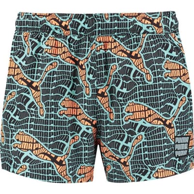 PUMA Maat S SWIM MEN CAT LOGO AOP SHORT SHORTS 1P