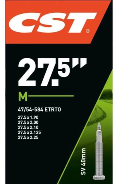 CST Binnenband 27.5" - Frans ventiel 40mm - Geschikt voor 1.75-2.10 banden