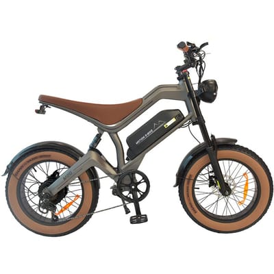 iScooter A12 Moto Cross Électrique pour Enfants, Pneus Pneumatiques 12 , Suspension Avant et Arrière bleu